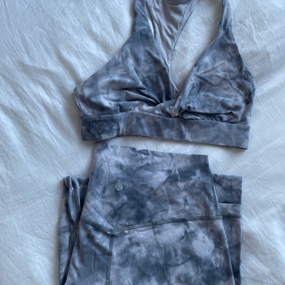lululemon athletica Other - Diamond Dye Lululemon Sports Bra and Align Pant